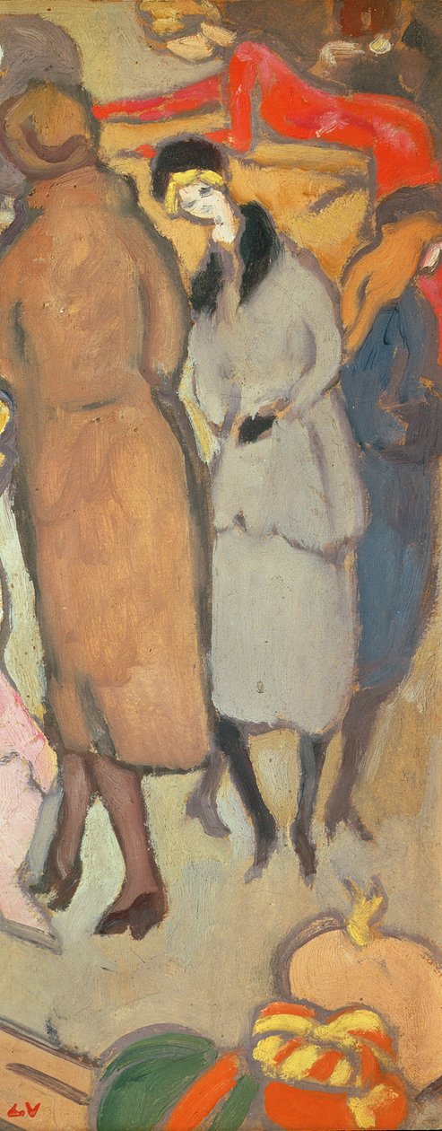Passantes (tuval üzerine yağlıboya) by Louis Valtat