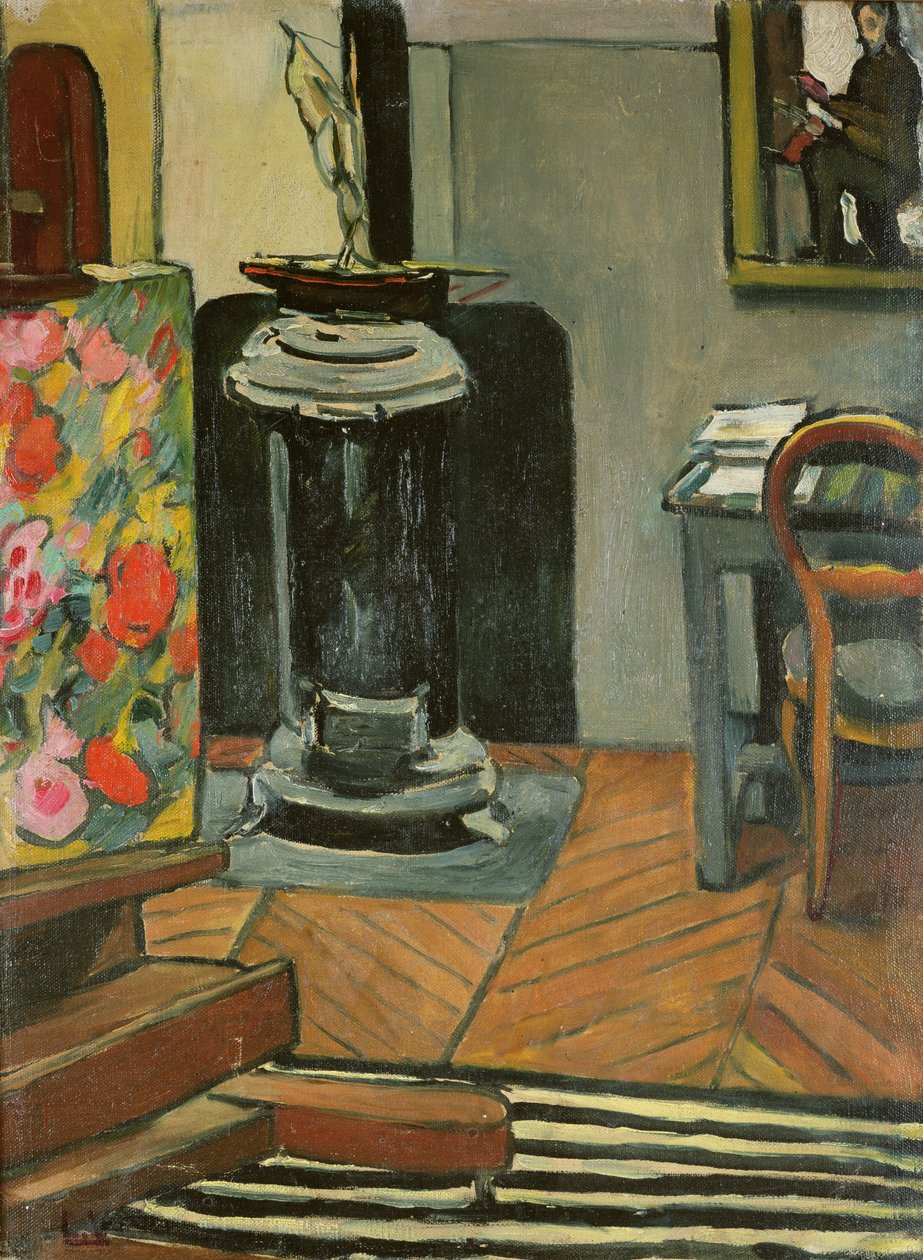 Stüdyodaki soba by Louis Valtat