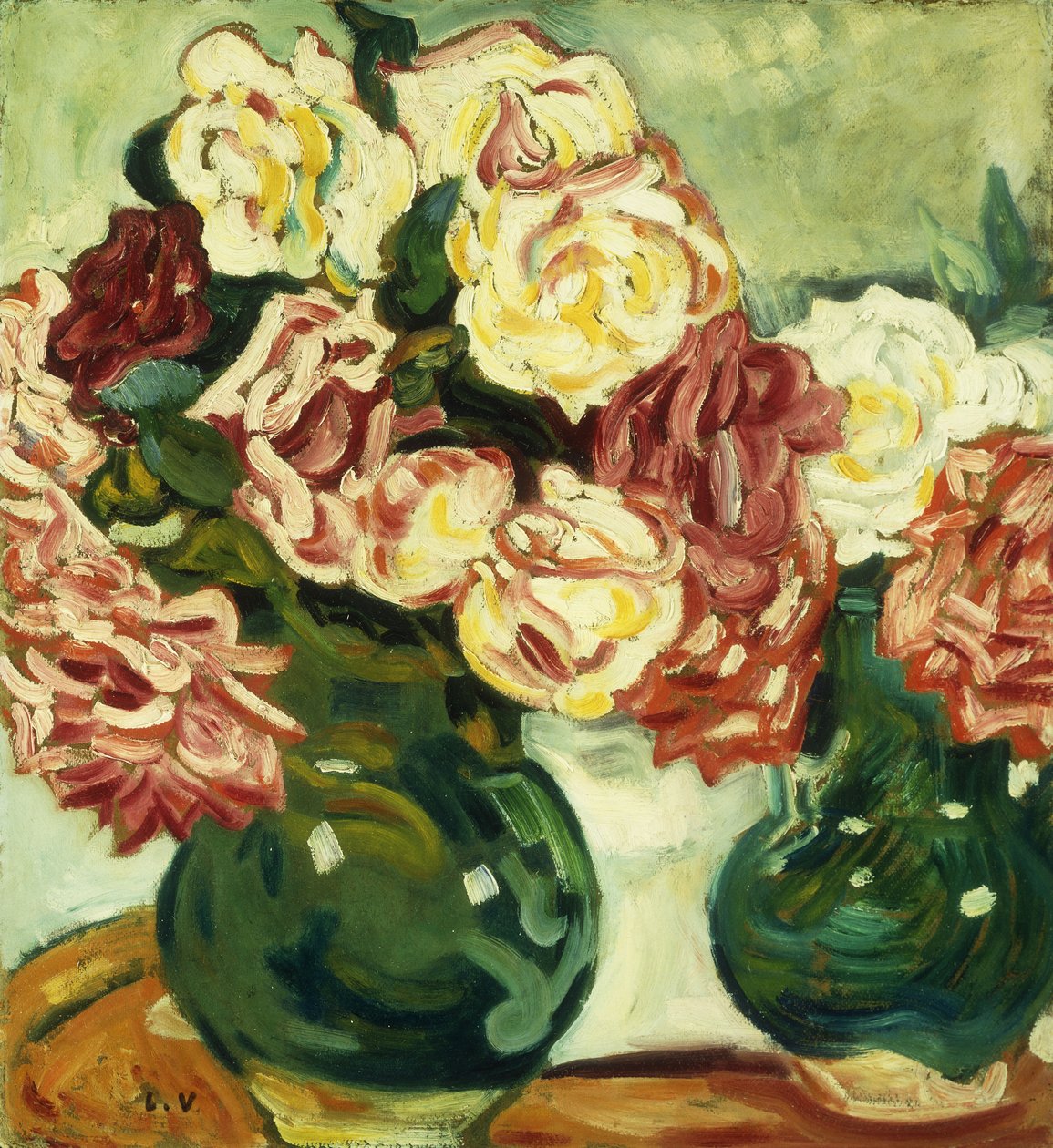 İki Vazoda Gül; Deux Vazolar de Güller by Louis Valtat