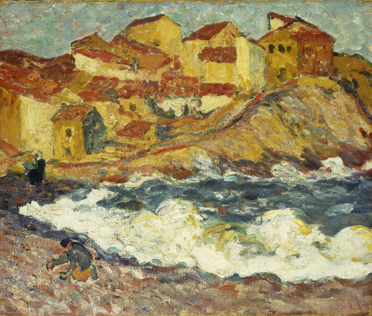 Deniz Kenarında Bir Köy by Louis Valtat