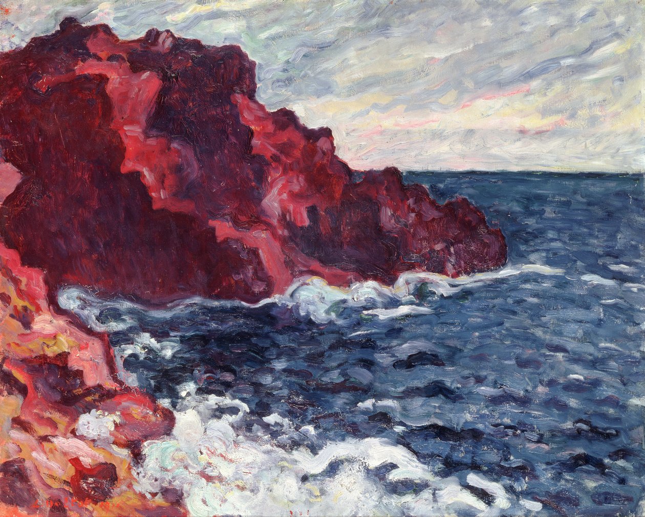 Menekşe Kayalıkları by Louis Valtat