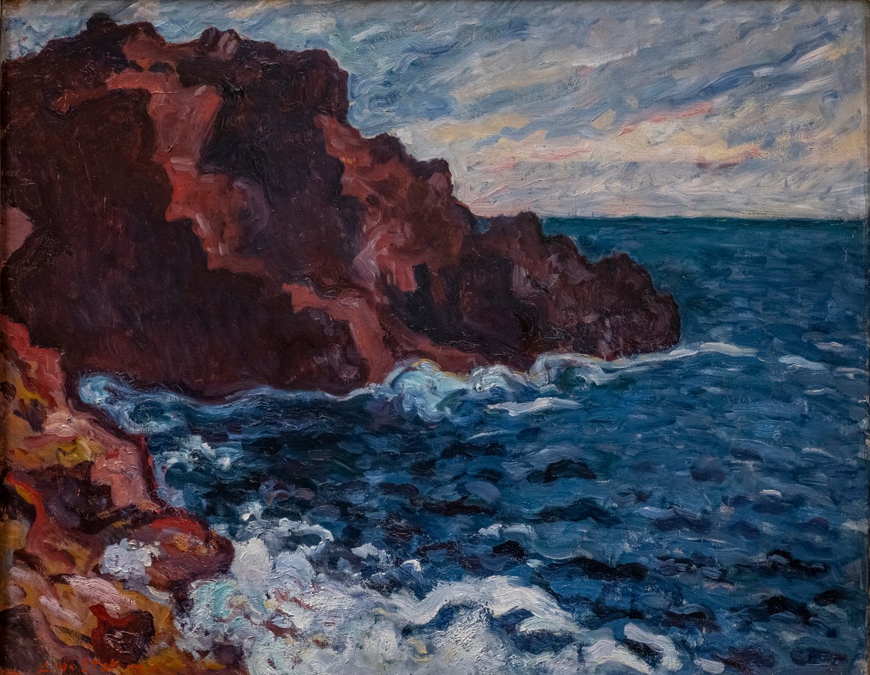 Menekşe Kayalar (Deniz Gelgiti) by Louis Valtat
