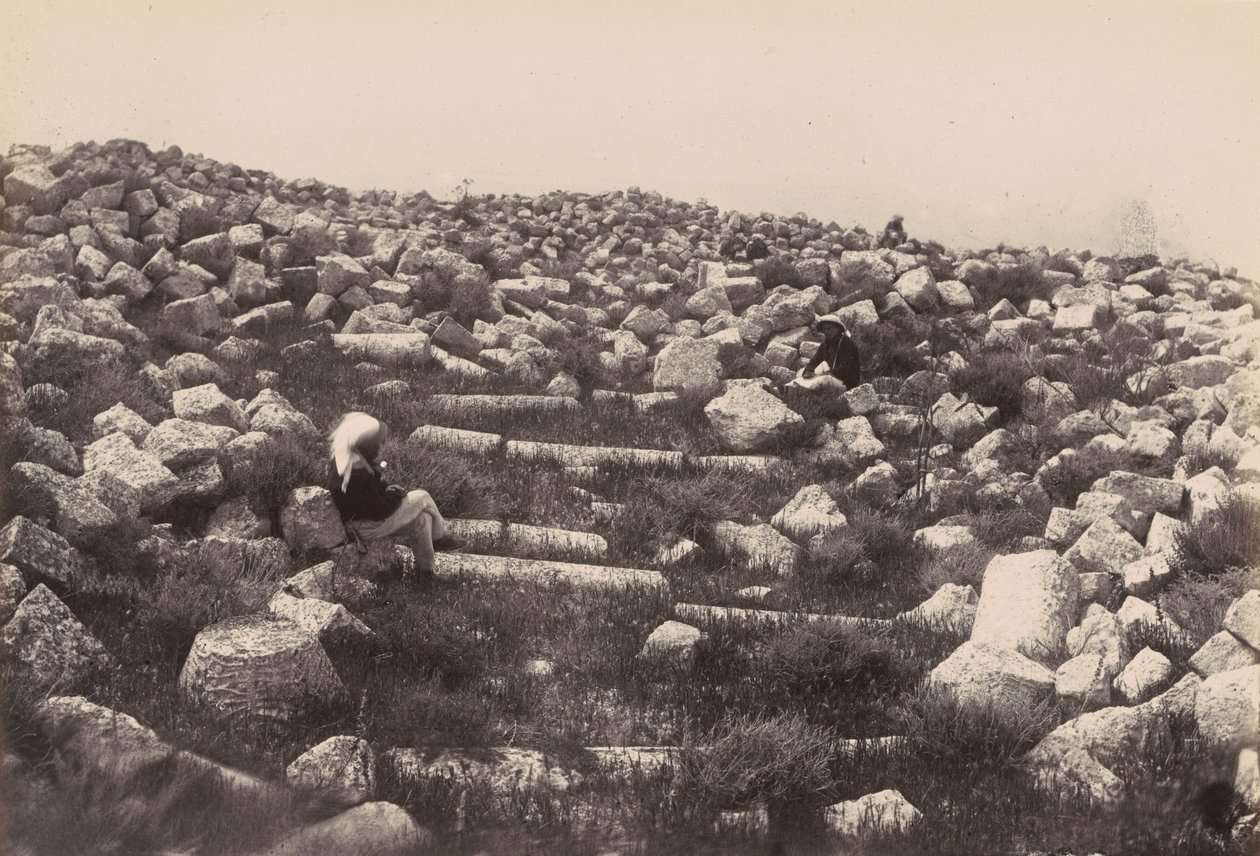 Beyrut, Lübnan yakınlarındaki kalıntılar by Louis Vignes