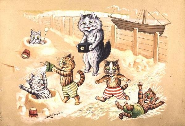 Sahil Sevinçleri by Louis Wain