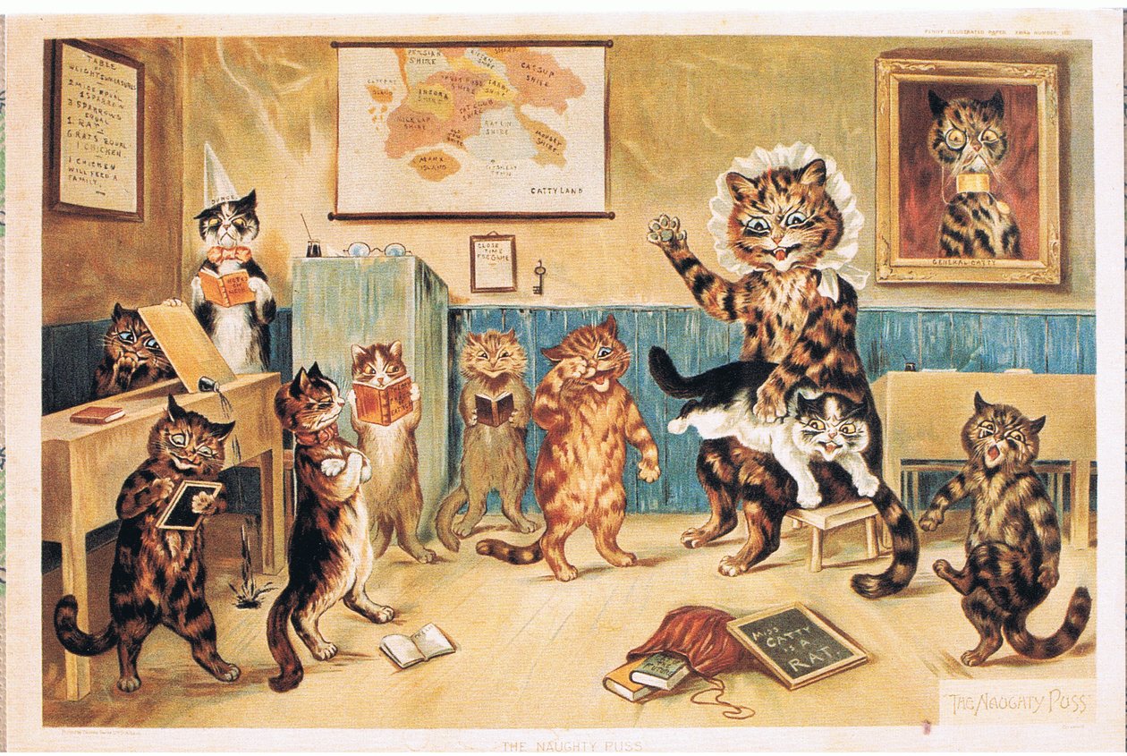 Yaramaz Kedi, Kartpostal, 1960