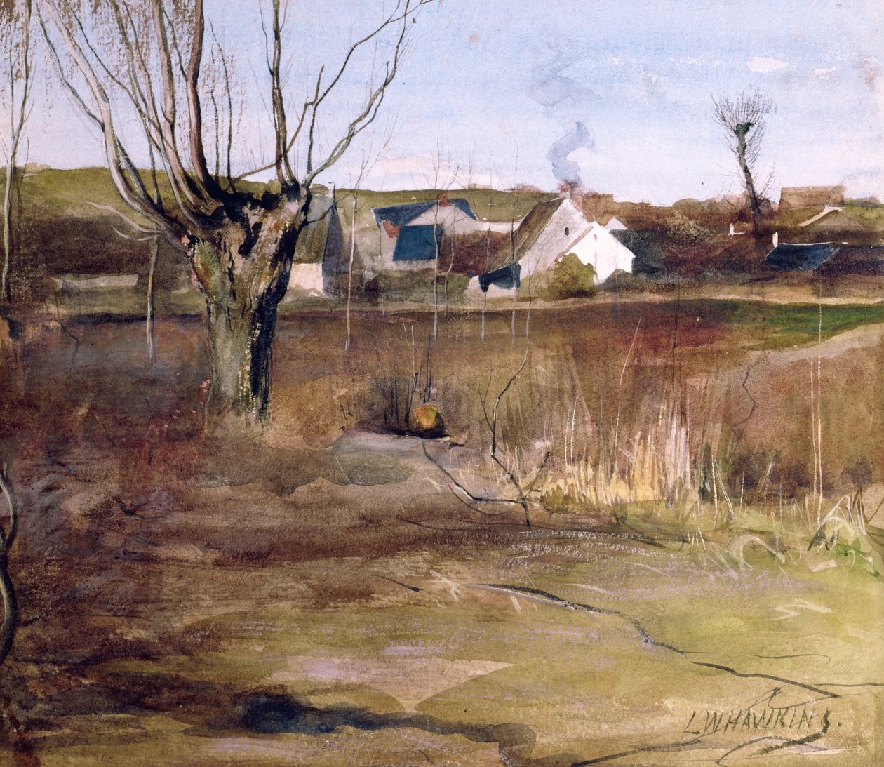 Picardy Manzarası by Louis Welden Hawkins