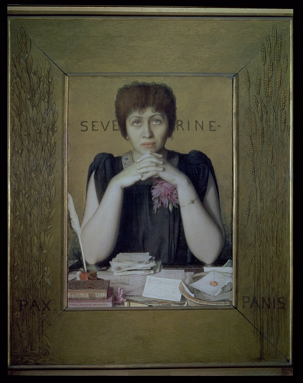 Severine'in Portresi (Caroline Remy) (1855-1929) by Louis Welden Hawkins