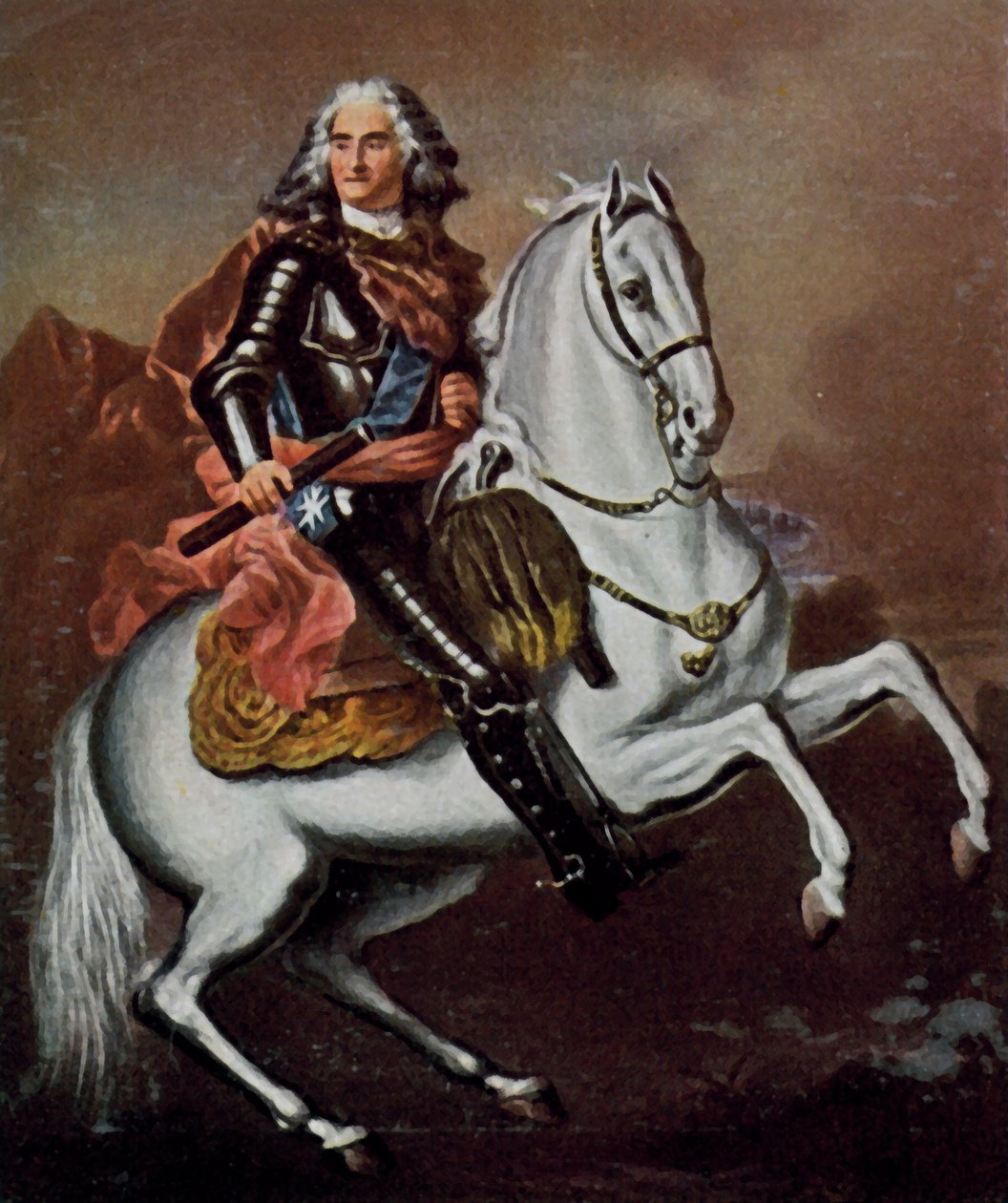 Güçlü August by Louis de (after) Silvestre