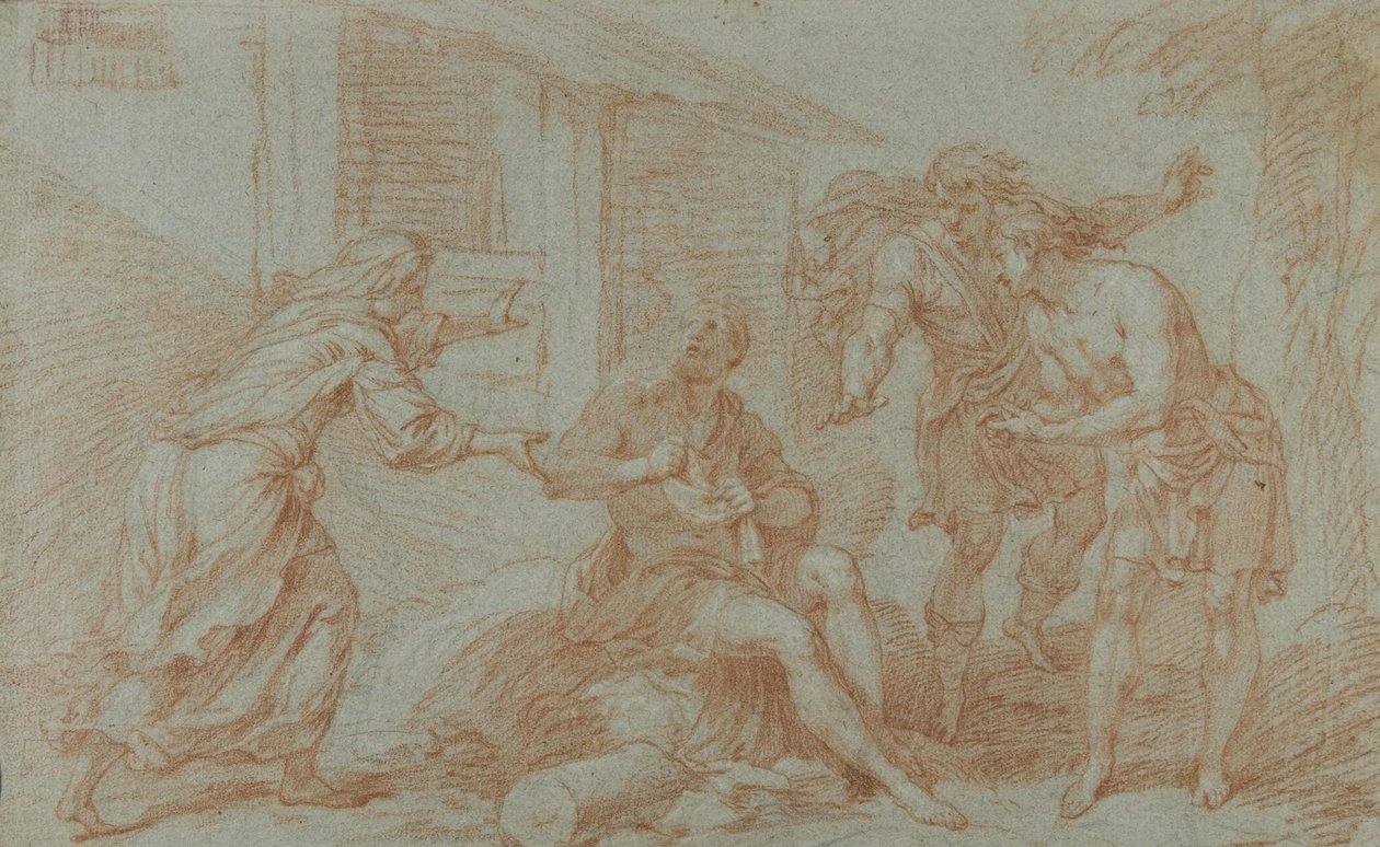 Sokrates Zehir Kupasını Alırken by Louis de Boullogne the Younger