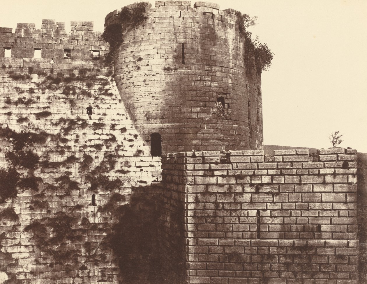 Kalaat-El Hosn, ikinci muhafaza, dış, öğlen by Louis de Clercq