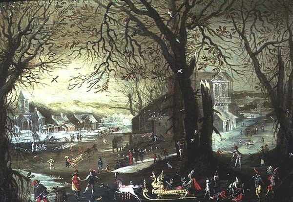 Bir Kış Manzarası by Louis de Silvestre