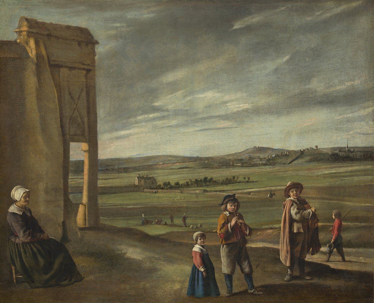 Köylülerle Peyzaj, c. 1640. by Louis le Nain