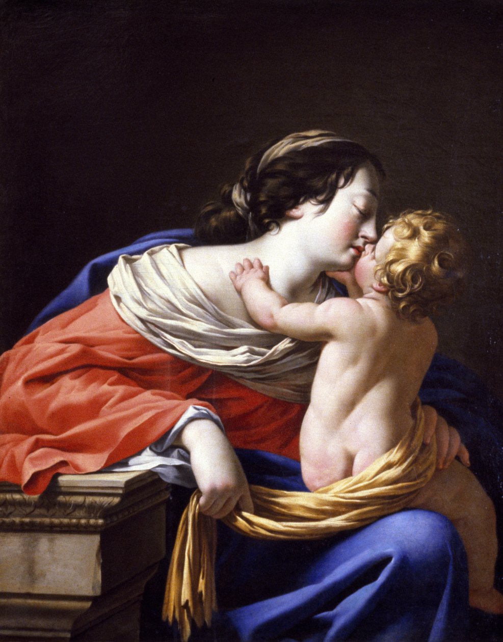 Madonna ve Çocuk, c.1635-1640 (tuval üzerine yağlı boya) by Louis the Elder Boullogne