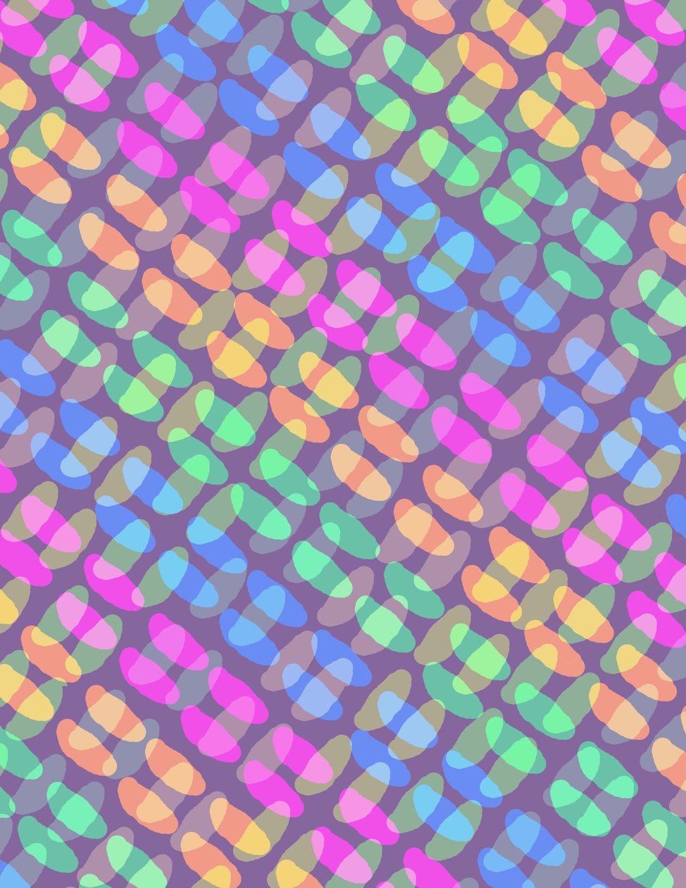 Noktalı Kontrol, 2011 (dijital) 99;desen; dekoratif; motif; tasarım; renkli; by Louisa Hereford