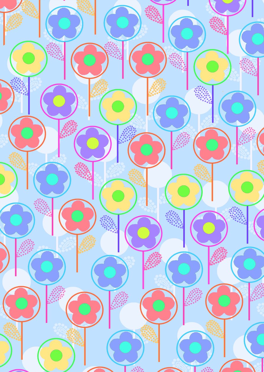 Flowers (digital) by Louisa Hereford