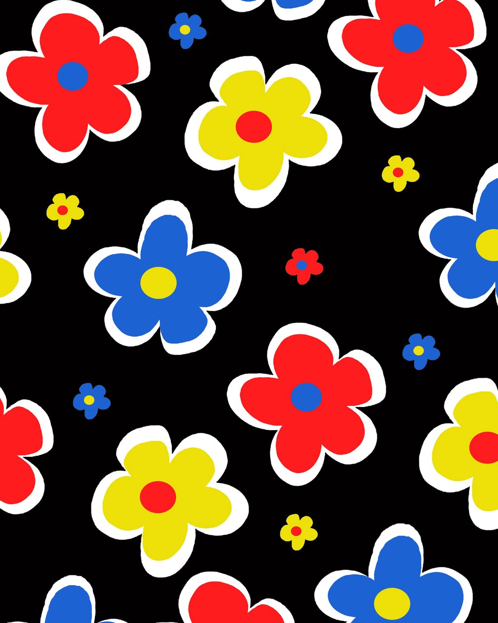 Junior Florals (dijital) by Louisa Hereford