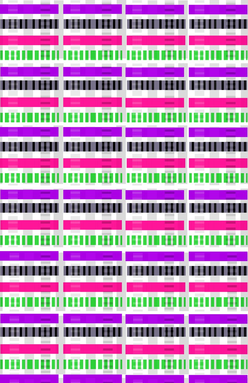 Stripe and Check, 2014 (dijital medya) by Louisa Hereford