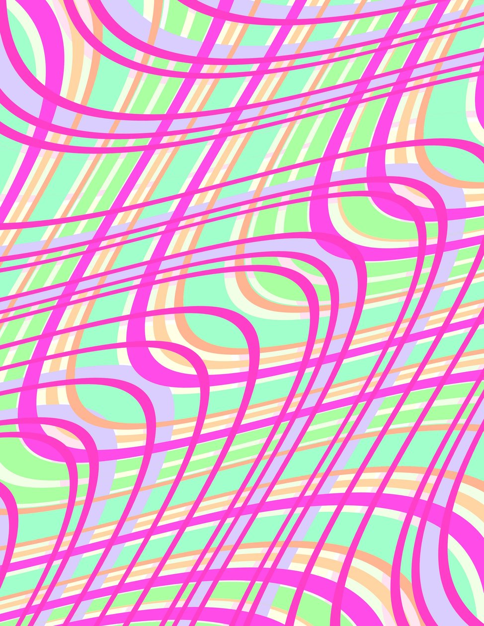 Swirly Check, 2011 (dijital) by Louisa Hereford