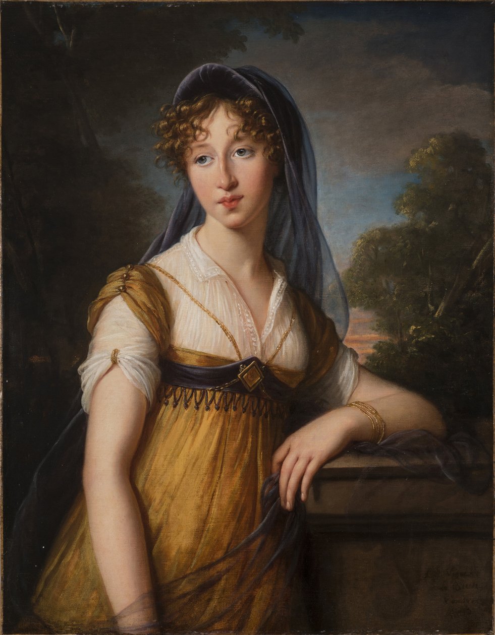 Bir Kadının Portresi by Elisabeth Louise Vigee Lebrun
