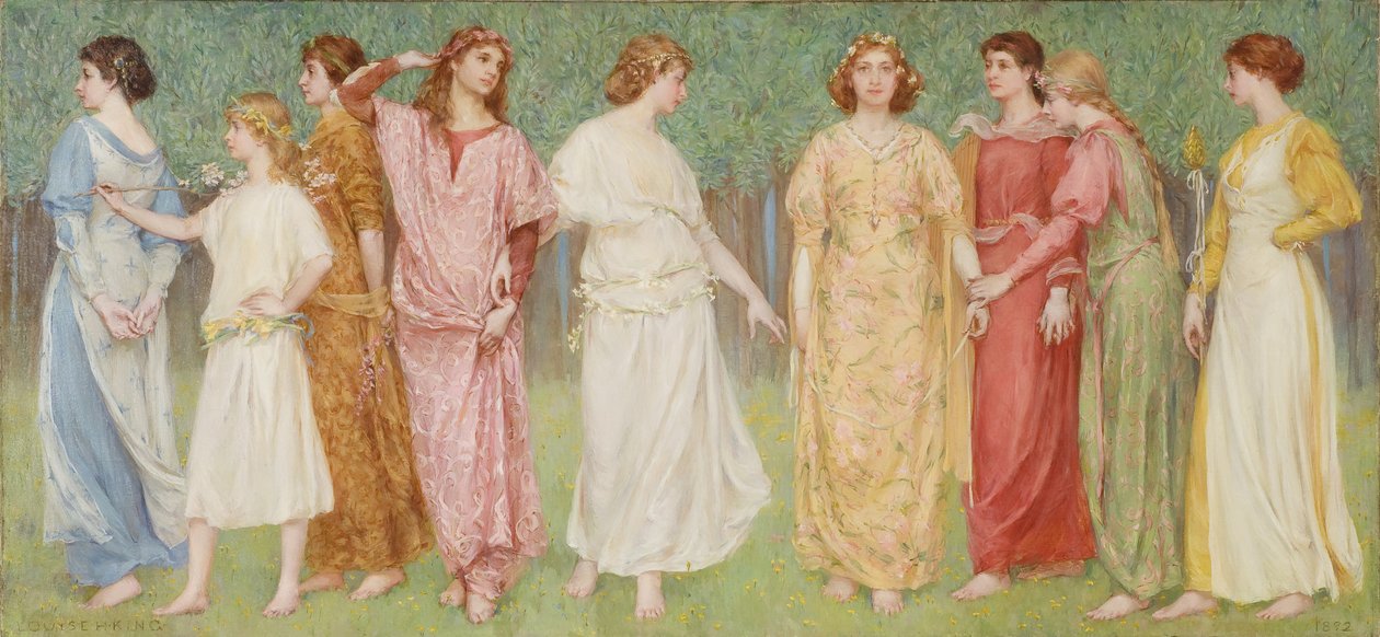 Bir Rondel, 1892 by Louise Howland King Cox