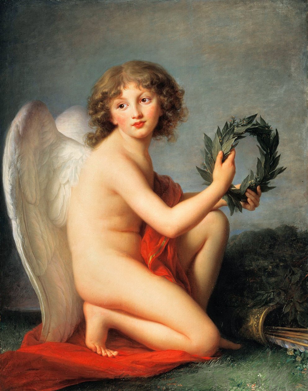 Henryk Lubomirski 1777-1850, Fame Dehası olarak, 1789. by Elisabeth Louise Vigee Lebrun