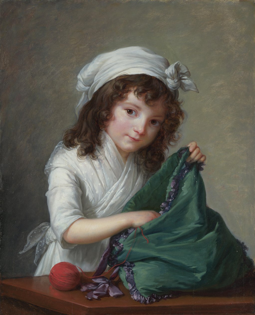 Matmazel Alexandrine-Emilie Brongniart, 1788. by Elisabeth Louise Vigee Lebrun