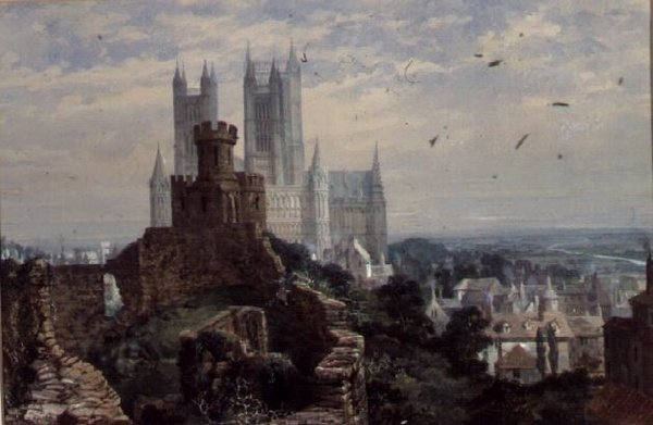 Güneyden Lincoln Katedrali by Louise Ingram Rayner