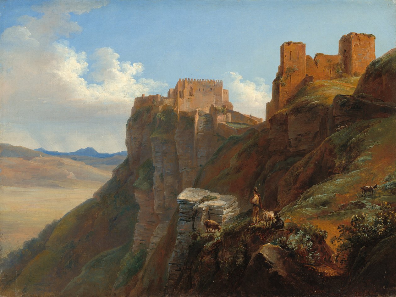 Trapani, Sicilya yakınlarındaki Castello di San Giuliano