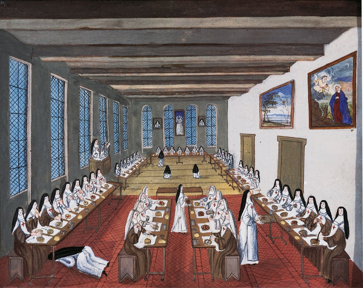 Port-Royal des Champs Manastırı, yemekhane by Louise Magdeleine Hortemels