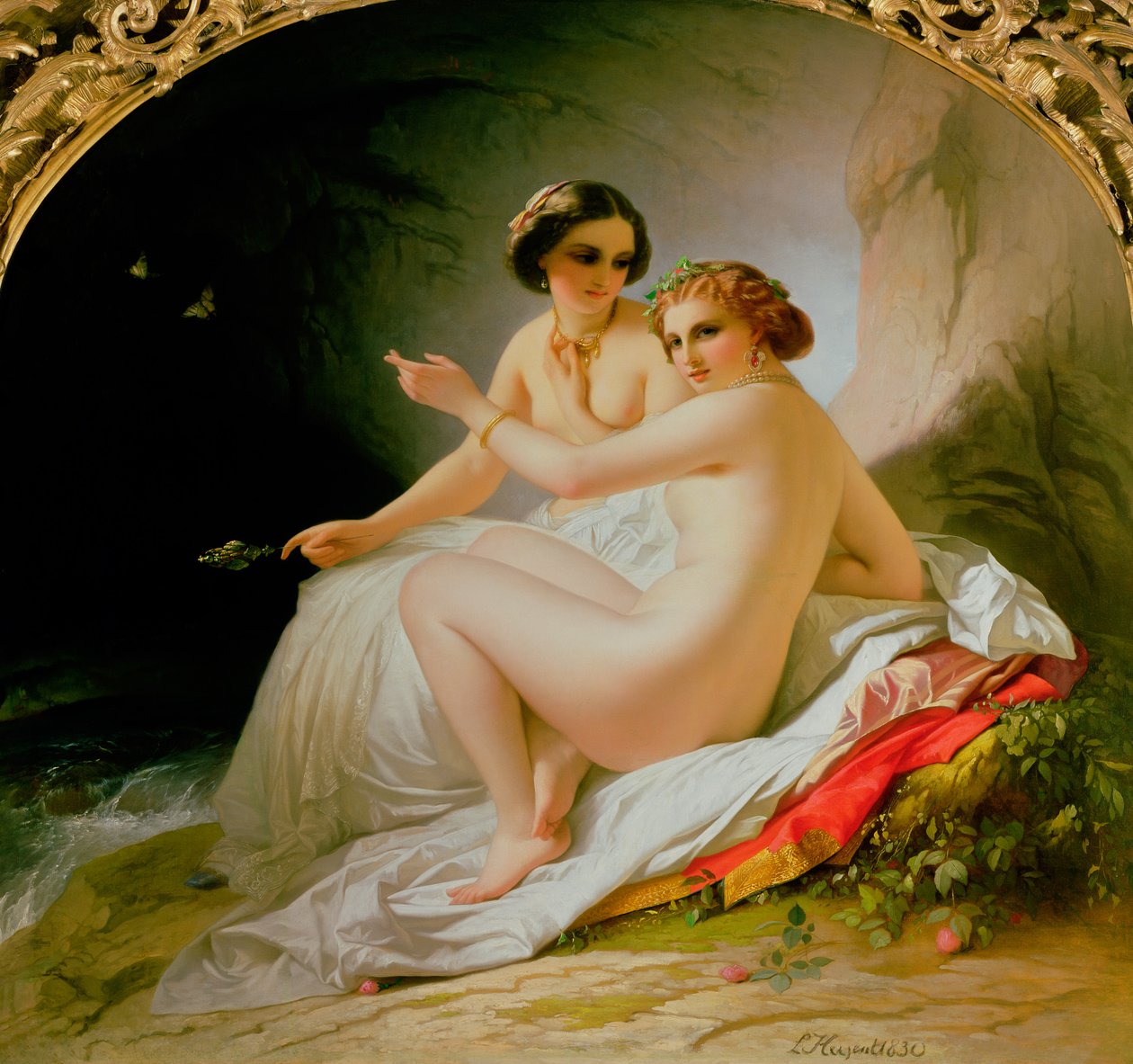 Yıkananlar, 1830 by Louise Marie Jeanne Hersent