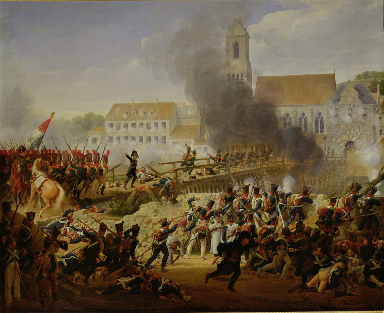 Landshut Savaşı, 21 Nisan 1809 by Louise Marie Jeanne Hersent