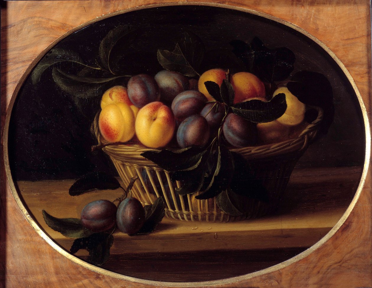 Peches ve Erik ile Natürmort Louise Moillon (1610-1696) tarafından 17. yüzyıl Güneşi. 0,37x0,46 m by Louise Moillon