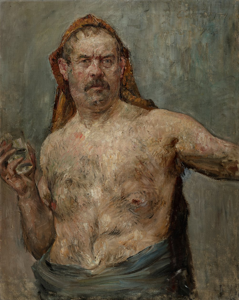 Camlı Otoportre, 1907 by Lovis Corinth