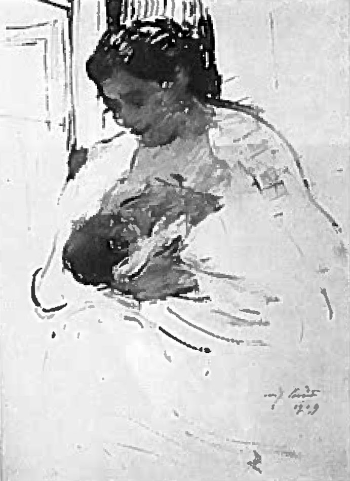 Charlotte ile Wilhelminen by Lovis Corinth