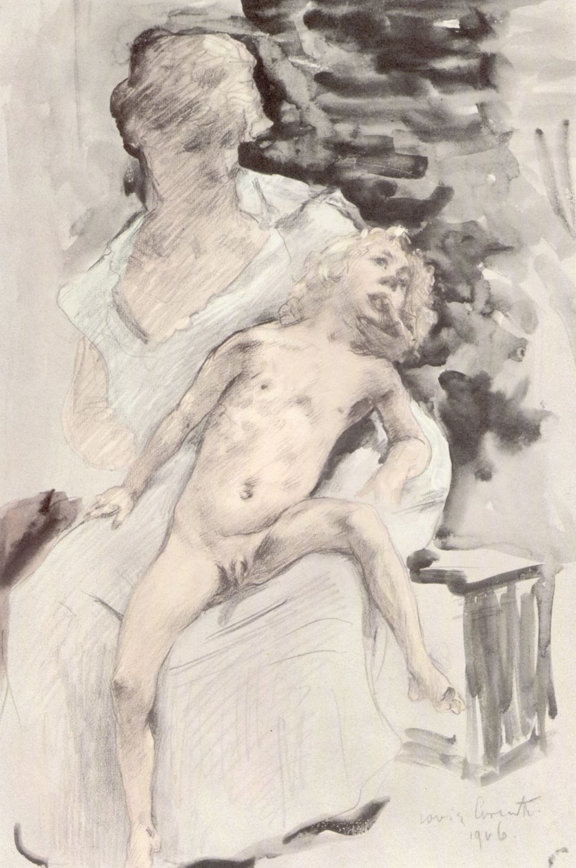  Die Jugend des Zeusn by Lovis Corinth
