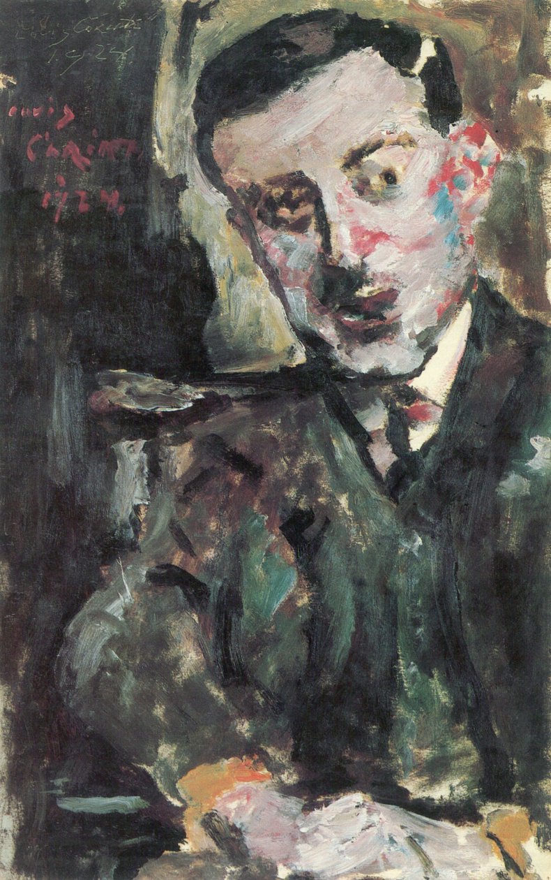 Arthur Rosin im Stuhln by Lovis Corinth