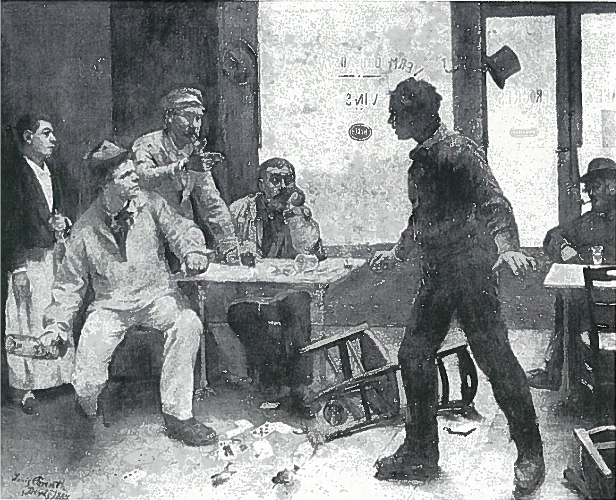 Kart keskinlikleri by Lovis Corinth