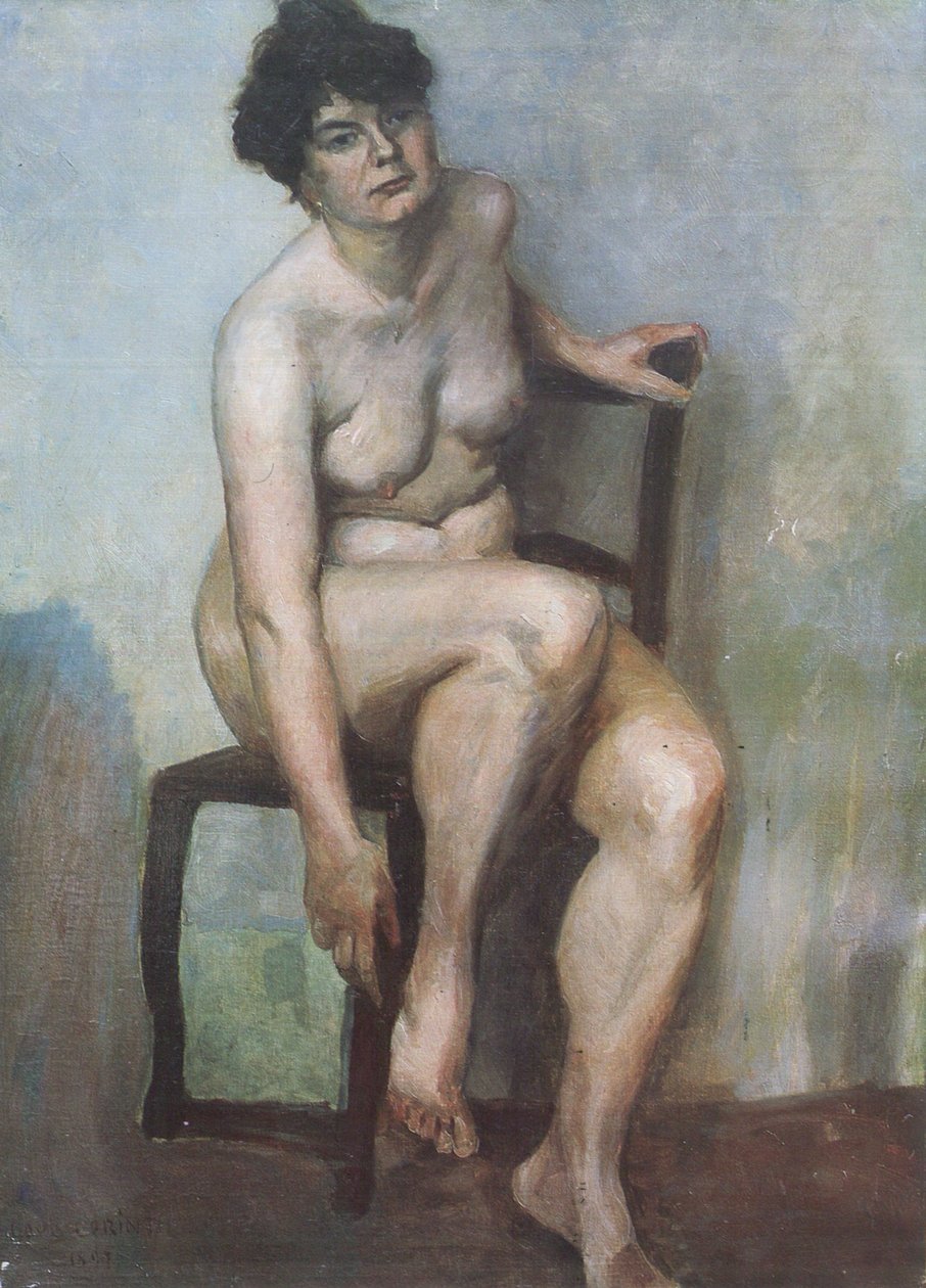 çıplak kadın by Lovis Corinth