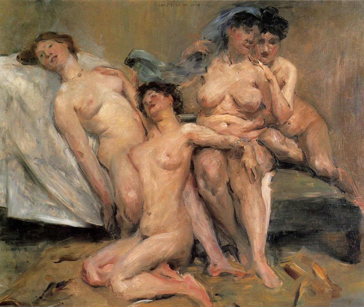 Kadın arkadaş grubu by Lovis Corinth