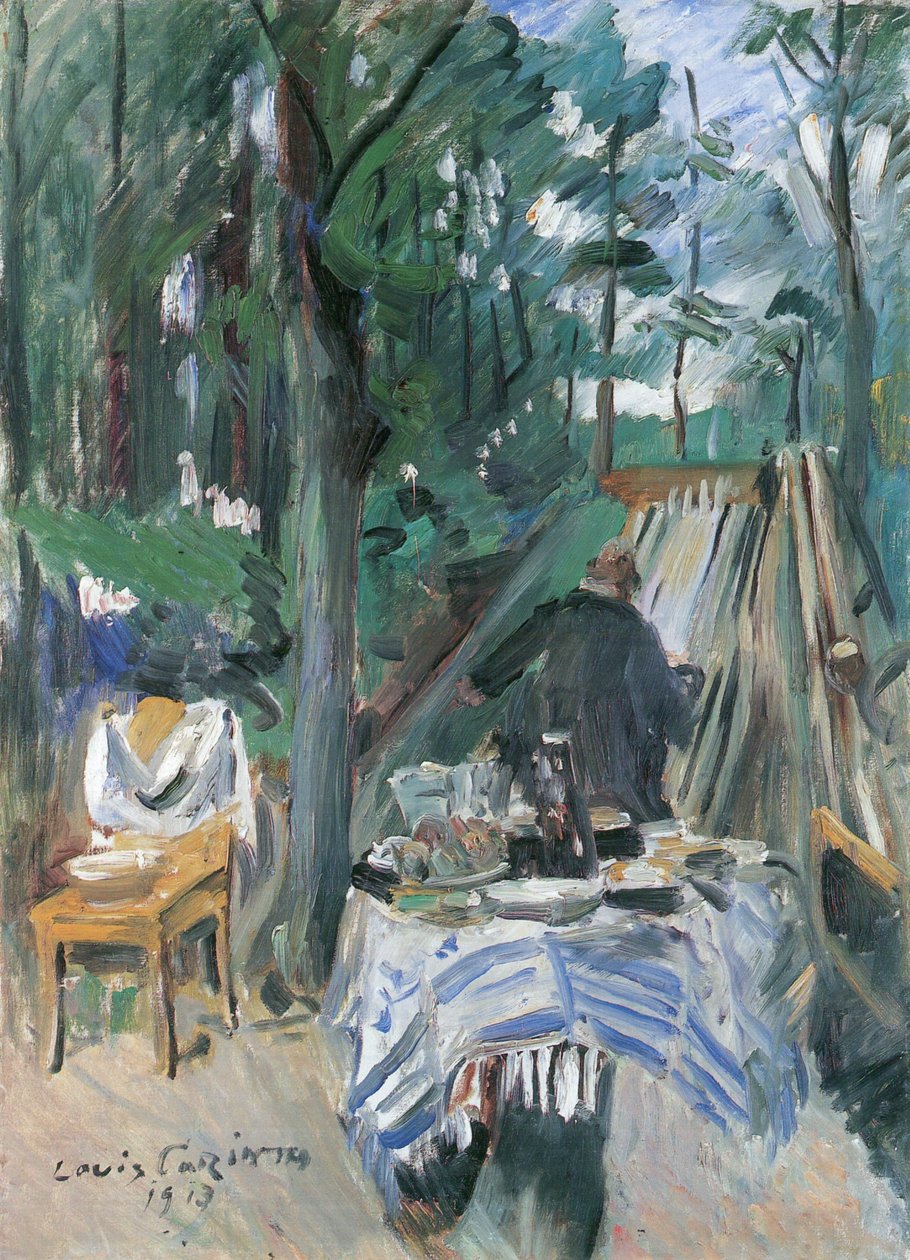 Bowling salonları by Lovis Corinth