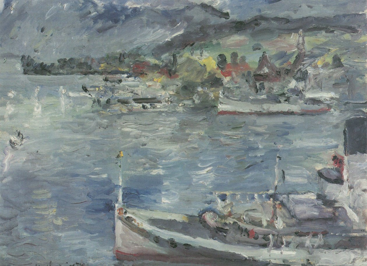 Luzern Gölü sabah by Lovis Corinth