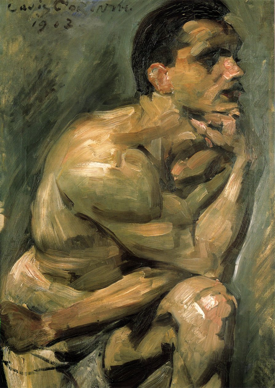 Mannlicher Halbaktn by Lovis Corinth