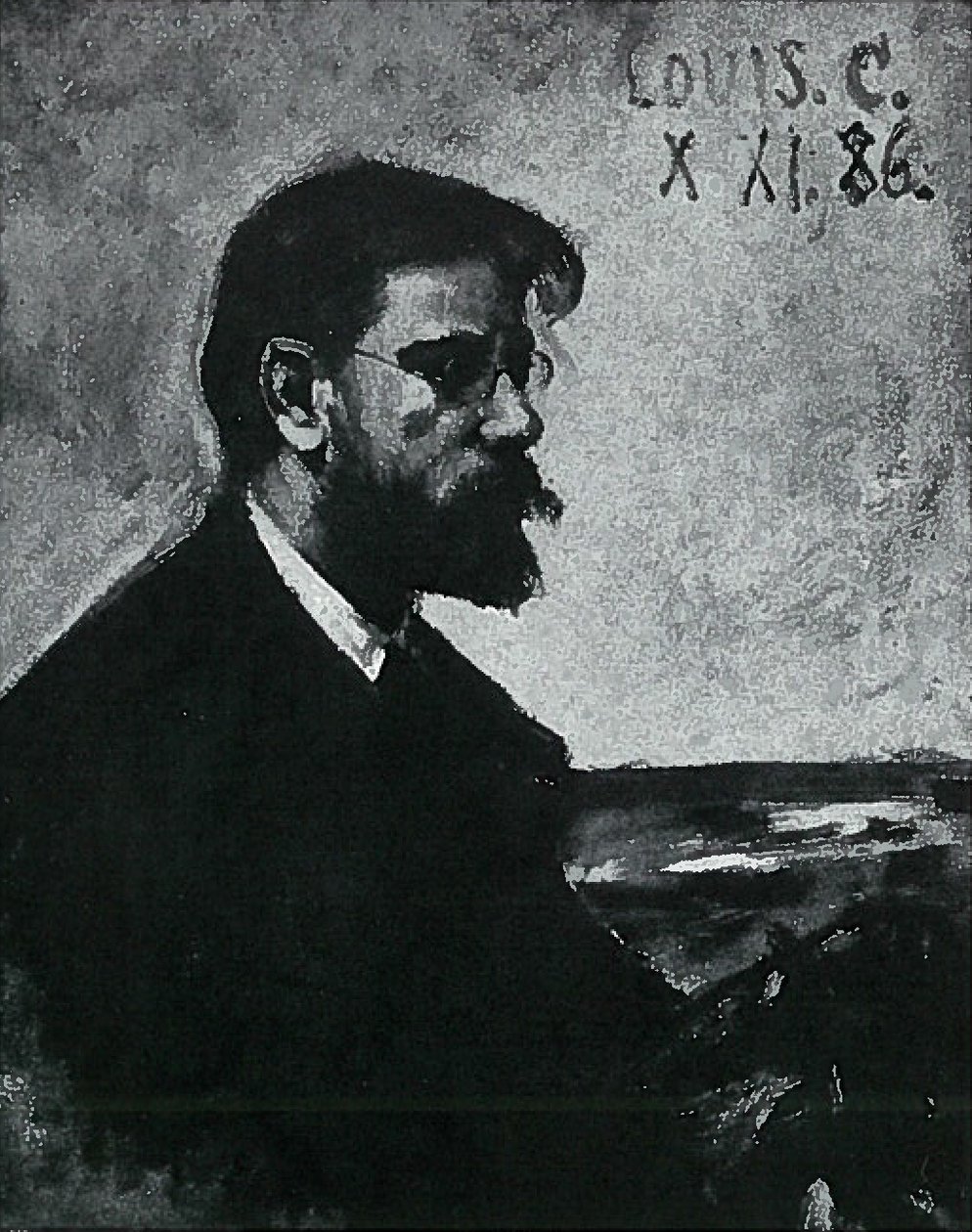  Portrat des Malers Heinrich Fricken by Lovis Corinth