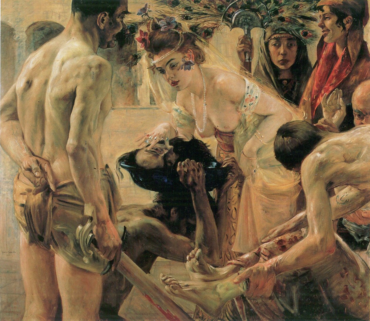 Salome, sürüm II by Lovis Corinth