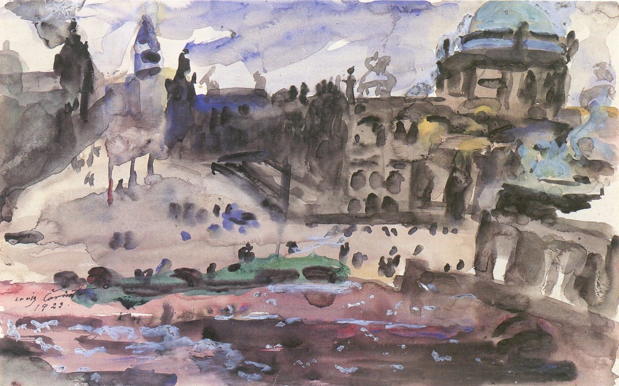 özgürlüğü kilitle by Lovis Corinth