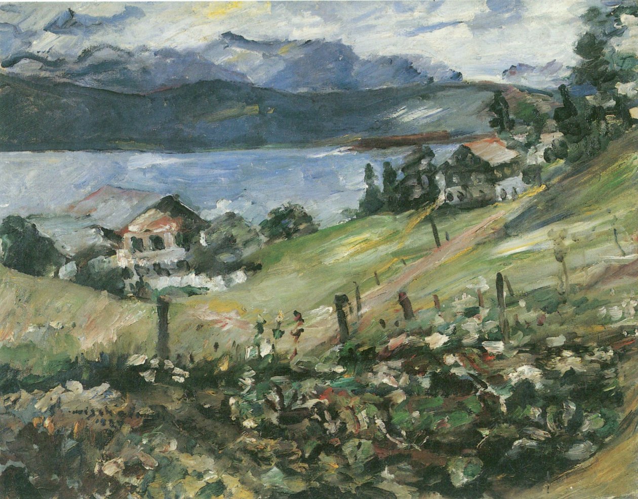 Walchensee, Gemusegartenn by Lovis Corinth