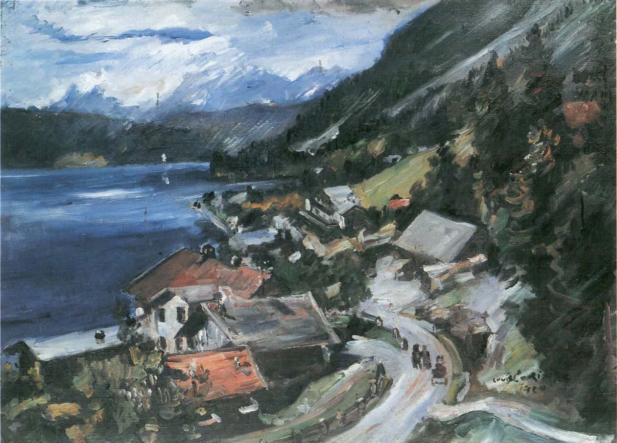 Walchensee, serpantinler by Lovis Corinth