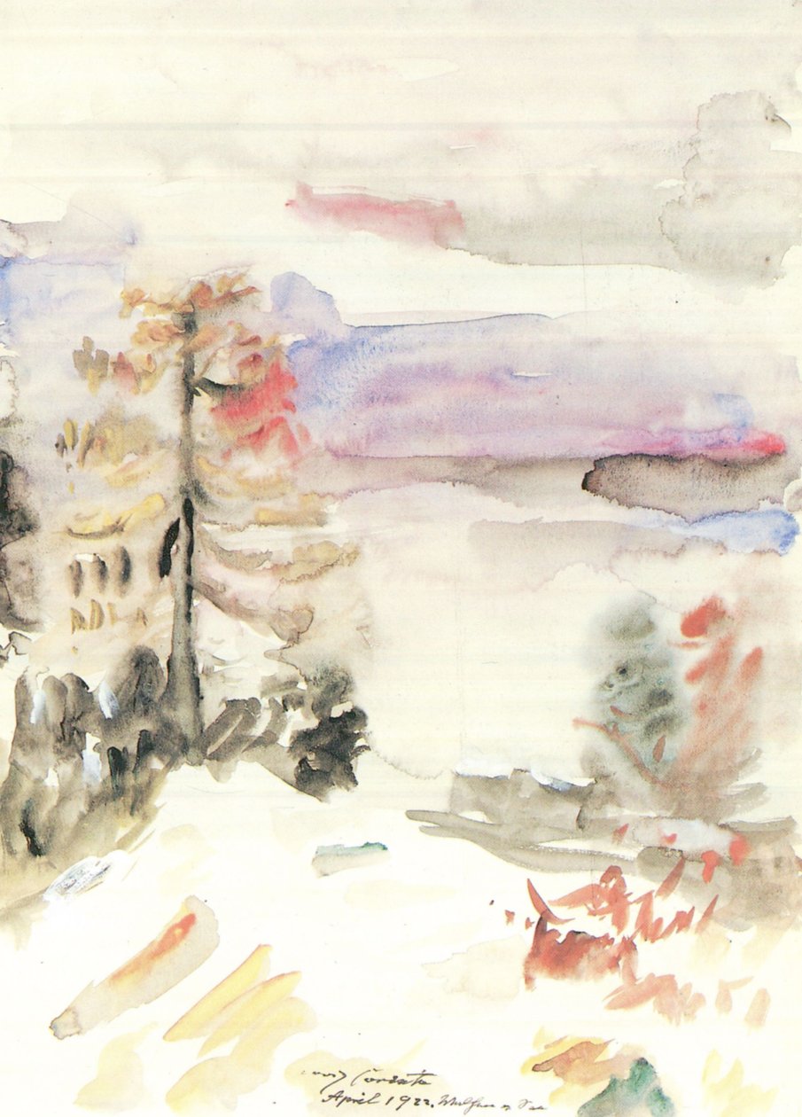 Walchensee im Fruhlingn by Lovis Corinth