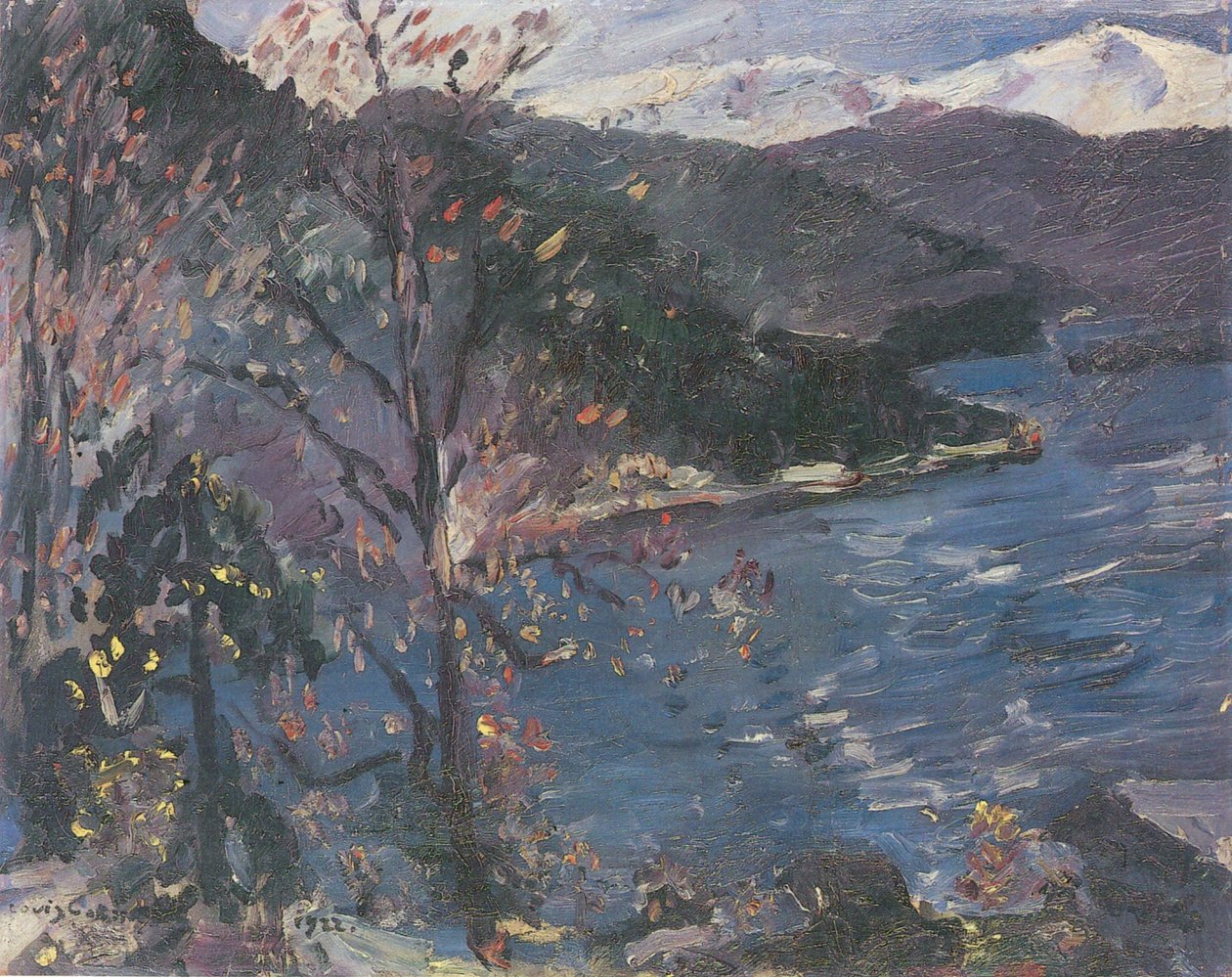 Sonbaharda Walchensee by Lovis Corinth