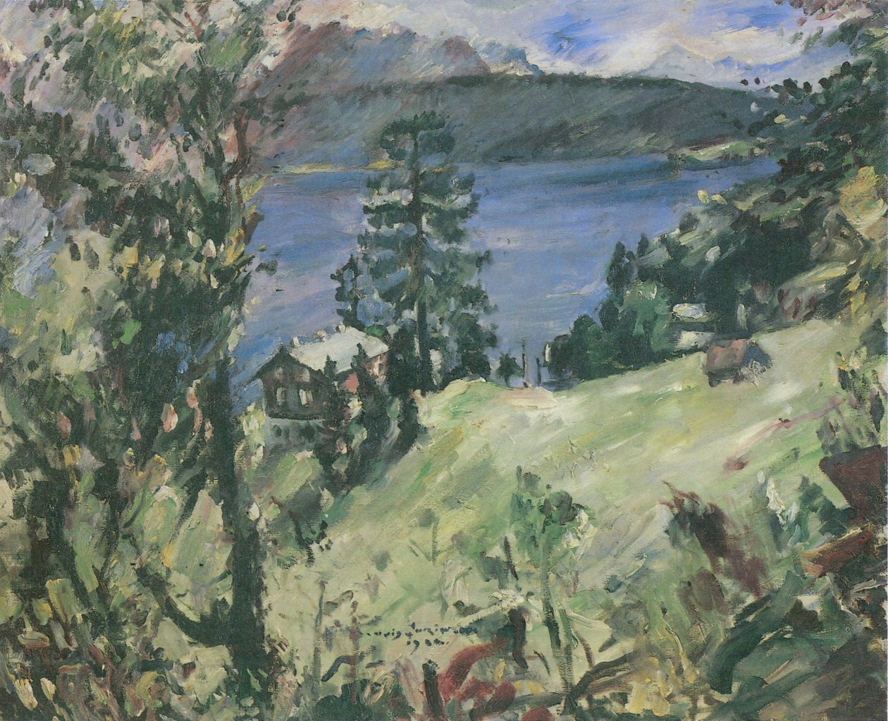 Walchenseelandschaftn by Lovis Corinth